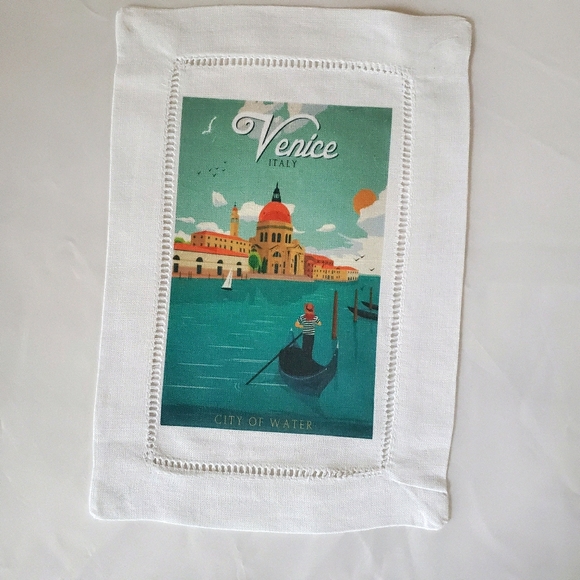 5 Linen Travel Placards - Picture 2 of 7